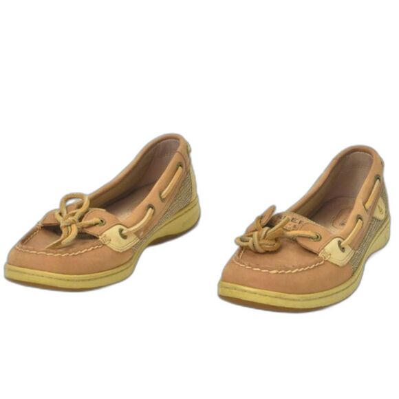 Sperry Womens Tan Leather Top-Sider / Moccasin Size 7 - Picture 2 of 5
